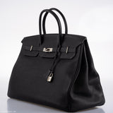 Hermes Birkin 40 Black Togo leather Palladium Hardware