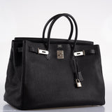 Hermes Birkin 40 Black Togo leather Palladium Hardware
