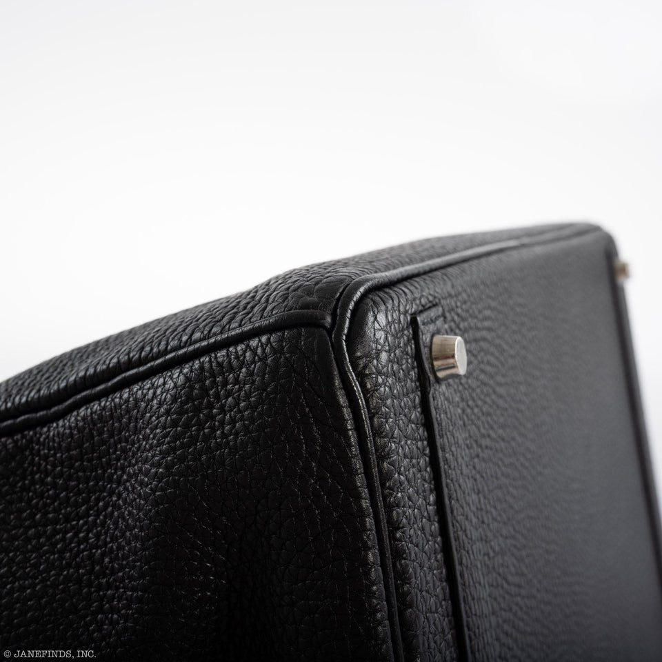 Hermes Birkin 40 Black Togo leather Palladium Hardware