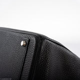 Hermes Birkin 40 Black Togo leather Palladium Hardware