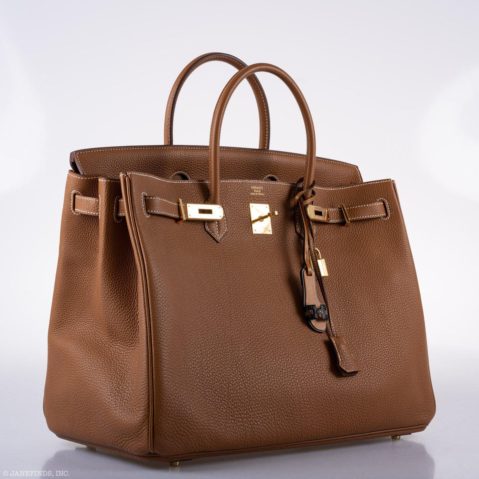 Hermes Birkin 40 Gold Togo Gold Hardware - 2011, O Square