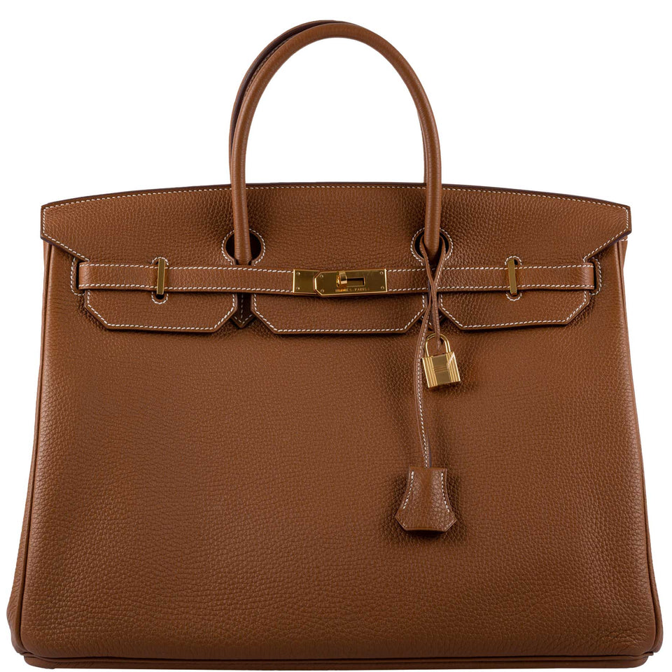 Hermes Birkin 40 Gold Togo Gold Hardware - 2011, O Square