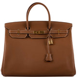 Hermes Birkin 40 Gold Togo Gold Hardware - 2011, O Square
