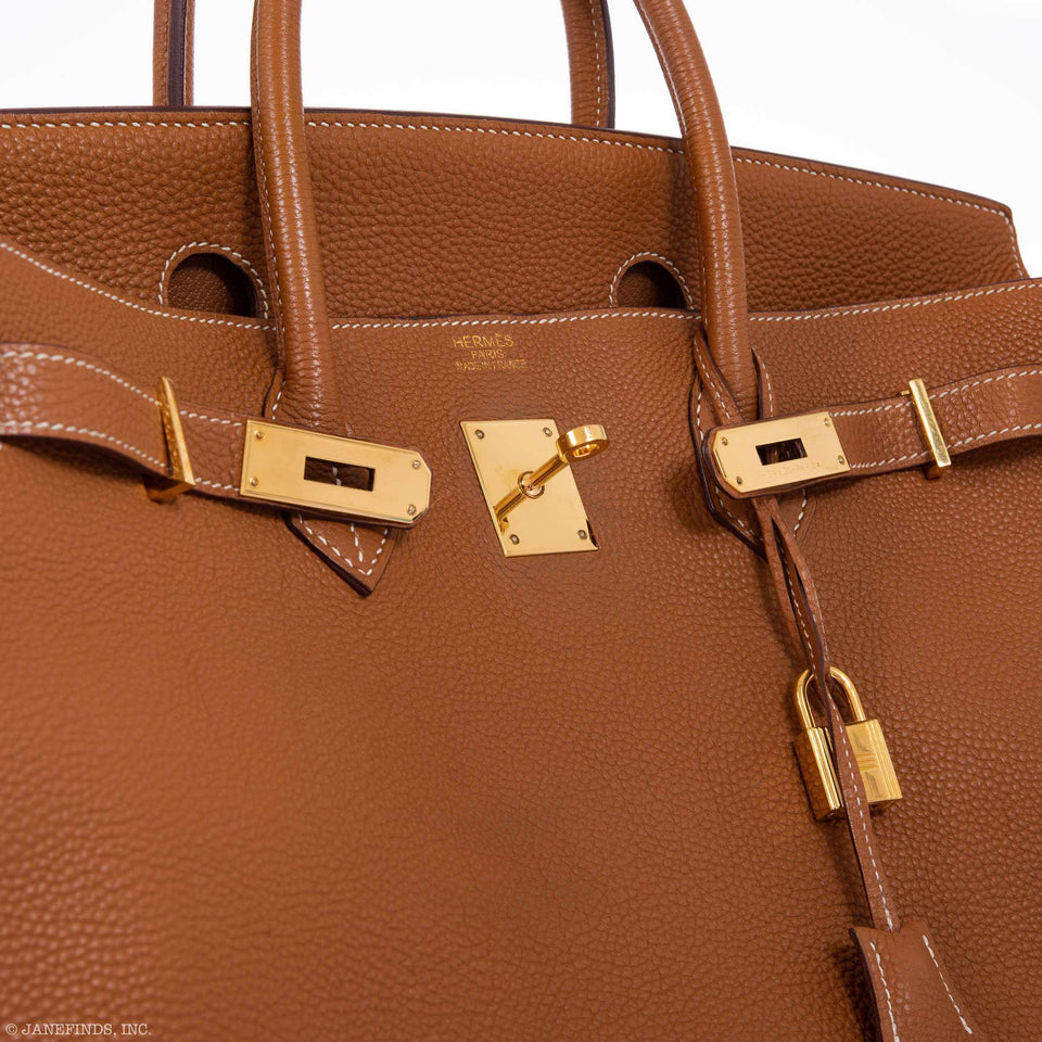 Hermes Birkin 40 Gold Togo Gold Hardware