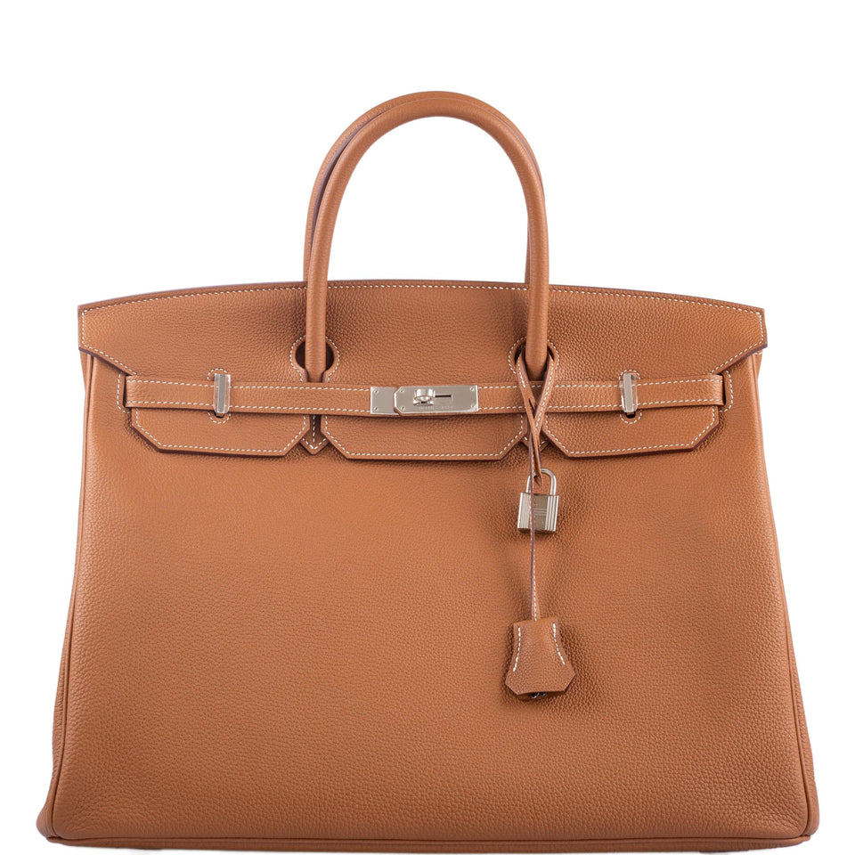Hermes Birkin 40 Gold Togo Palladium Hardware