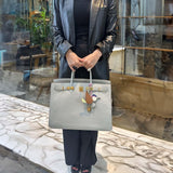 Hermes Birkin 40 Gris Perle Togo Gold Hardware