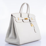 Hermes Birkin 40 Gris Perle Togo Gold Hardware
