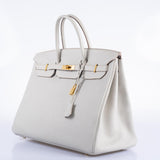 Hermes Birkin 40 Gris Perle Togo Gold Hardware