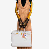Hermes Birkin 40 Gris Perle Togo Gold Hardware