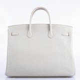 Hermes Birkin 40 Gris Perle Togo Gold Hardware