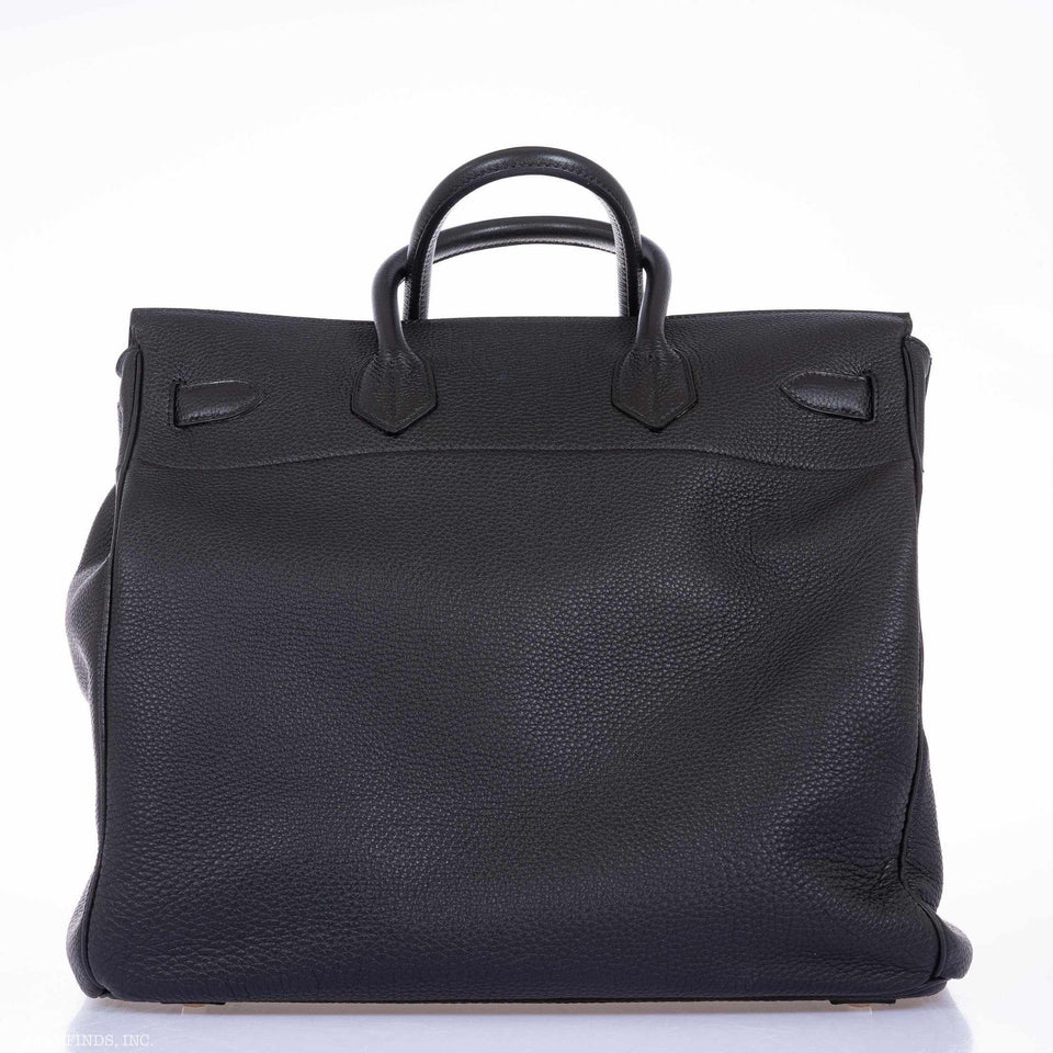 Hermes Birkin 40 HAC Black Clemence Palladium Hardware