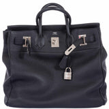 Hermes Birkin 40 HAC Black Clemence Palladium Hardware