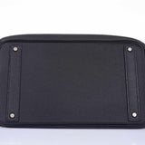 Hermes Birkin 40 HAC Black Clemence Palladium Hardware