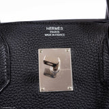 Hermes Birkin 40 HAC Black Clemence Palladium Hardware