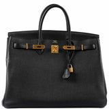 Hermes Birkin 40 Plomb Clemence Gold Hardware - 2017