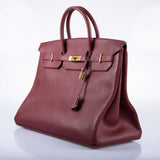 Hermes Birkin 40 Rouge H Vachette Fjord with Gold Hardware