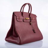 Hermes Birkin 40 Rouge H Vachette Fjord with Gold Hardware