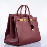 Hermes Birkin 40 Rouge H Vachette Fjord with Gold Hardware