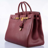 Hermes Birkin 40 Rouge H Vachette Fjord with Gold Hardware