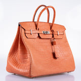 Hermes Birkin 40 Sanguine Matte Alligator Palladium Hardware