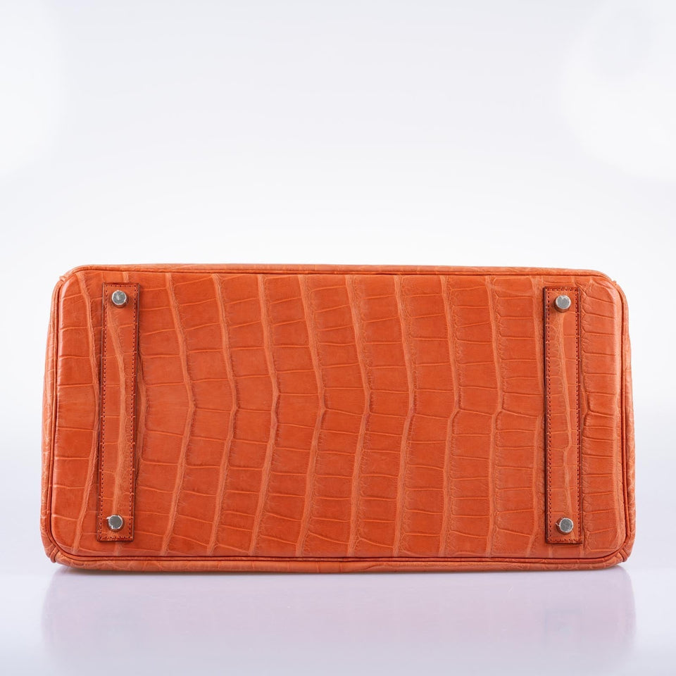 Hermes Birkin 40 Sanguine Matte Alligator Palladium Hardware