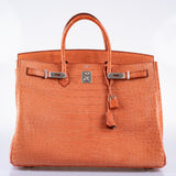 Hermes Birkin 40 Sanguine Matte Alligator Palladium Hardware