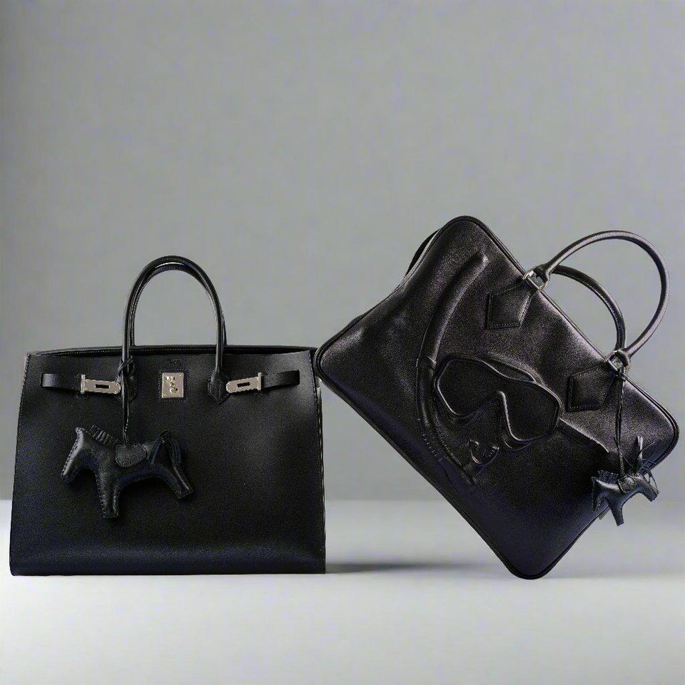 Hermes Birkin 40 Sellier Noir Hunter Vache Palladium Hardware