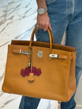 Hermes Birkin 40 Vache Naturelle Palladium Hardware