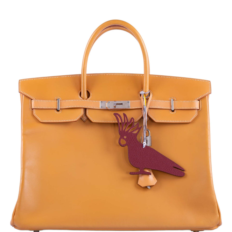 Hermes Birkin 40 Vache Naturelle Palladium Hardware