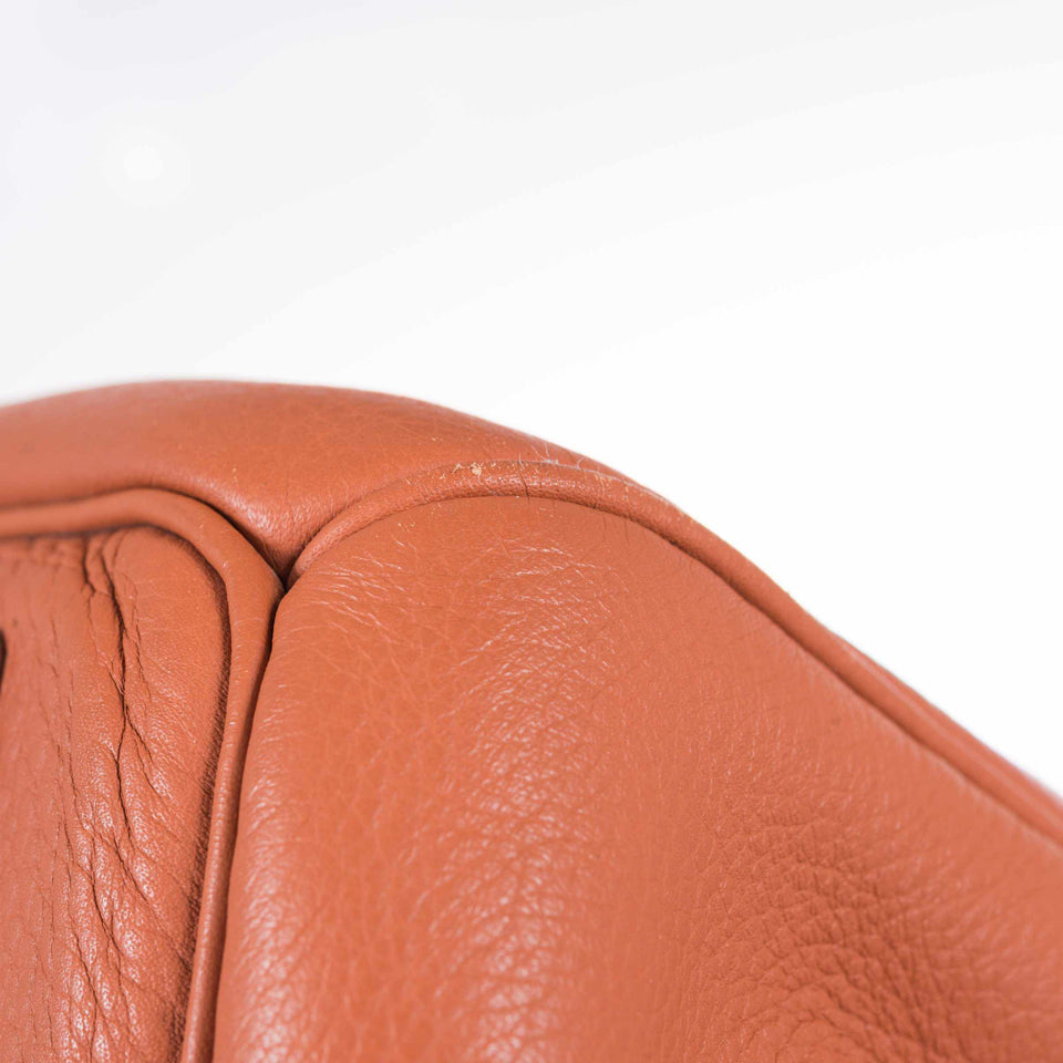 Hermes Birkin 45 HAC Etrusque Clemence Gold Hardware