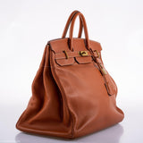 Hermes Birkin 45 HAC Etrusque Clemence leather Gold Hardware