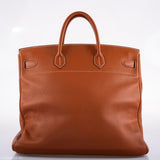 Hermes Birkin 45 HAC Etrusque Clemence leather Gold Hardware