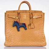 Hermes Birkin 45 HAC Gold Ostrich Gold Hardware