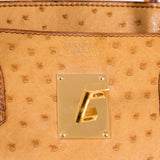 Hermes Birkin 45 HAC Gold Ostrich Gold Hardware
