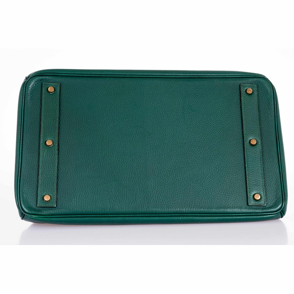 Hermes Birkin 45 HAC Green Ardennes Vert Claire Gold Hardware