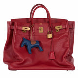 Hermes Birkin 45 HAC Red Buffalo Gold Hardware