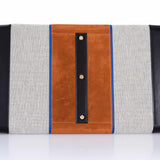 Hermes Birkin 50 HAC Toile Suede And Swift Brushed Gold Hardware Runway