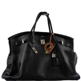 Hermes Birkin 55 Travel Black Clemence Leather Palladium Hardware