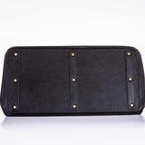 Hermes Birkin 55 Travel HAC Black Ardennes Gold Hardware
