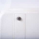 Hermes Birkin 55 White Togo Palladium Hardware Travel Bag
