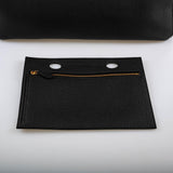 Hermes Birkin Pochette Backpocket Black Togo With Gold Hardware