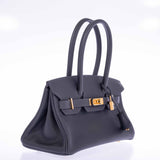 Hermes Birkin Shoulder Light 29 Ardoise Evercolor Gold Hardware