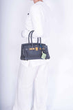 Hermes Birkin Shoulder Light 29 Ardoise Evercolor Gold Hardware