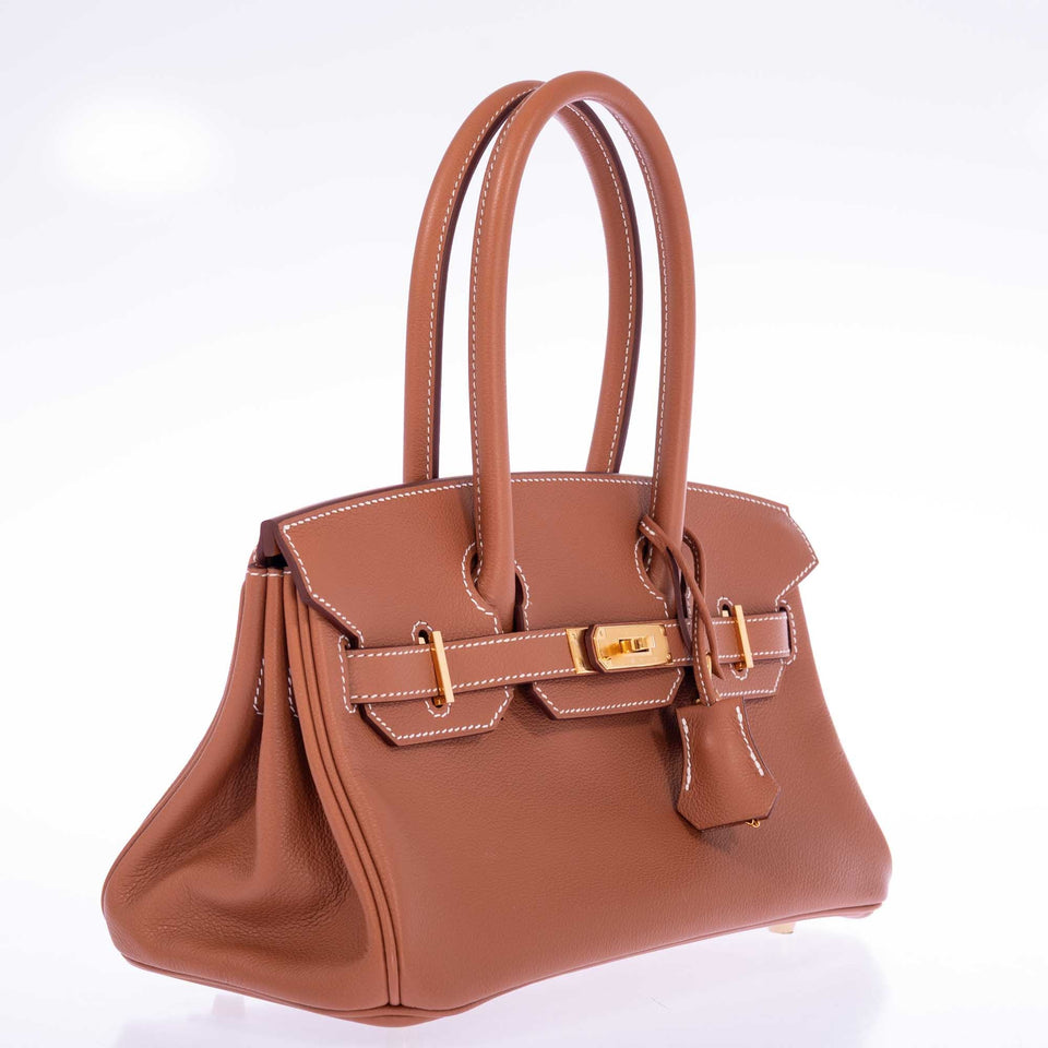 Hermes Birkin Shoulder Light 29 Gold Evercolor Gold Hardware