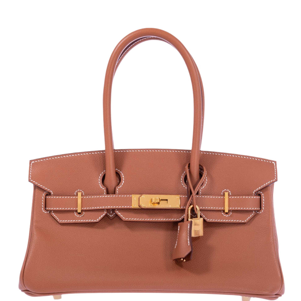 Hermes Birkin Shoulder Light 29 Gold Evercolor Gold Hardware