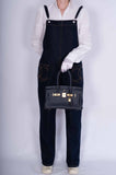 Hermes Birkin Shoulder Light 29 in Black Caban Evercolor Gold Hardware