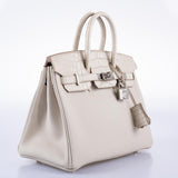 Hermes Birkin Touch 25 Beton Matte Alligator & Togo Palladium Hardware