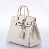 Hermes Birkin Touch 25 Beton Matte Alligator & Togo Palladium Hardware