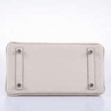 Hermes Birkin Touch 25 Beton Matte Alligator & Togo Palladium Hardware