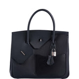 HermesBirkin en Desordre Black Togo and Swift Palladium Hardware